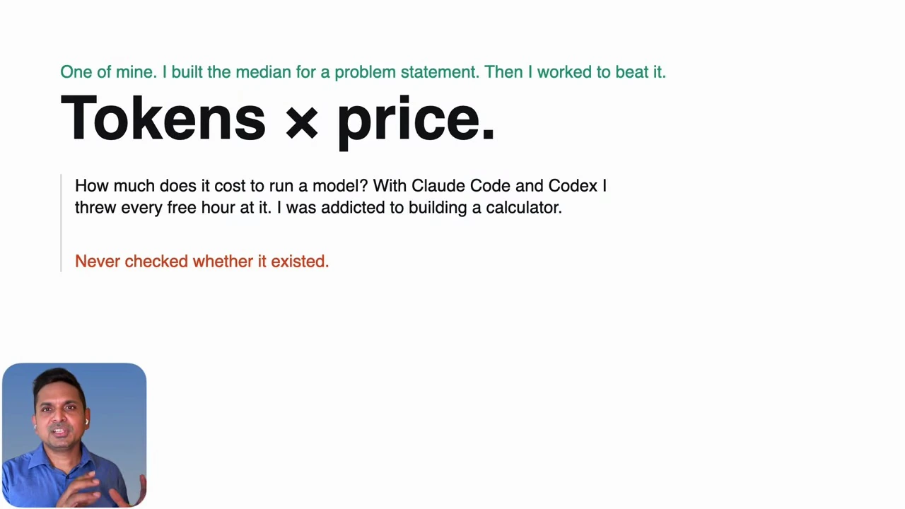 Tokens times price — recorded presentation