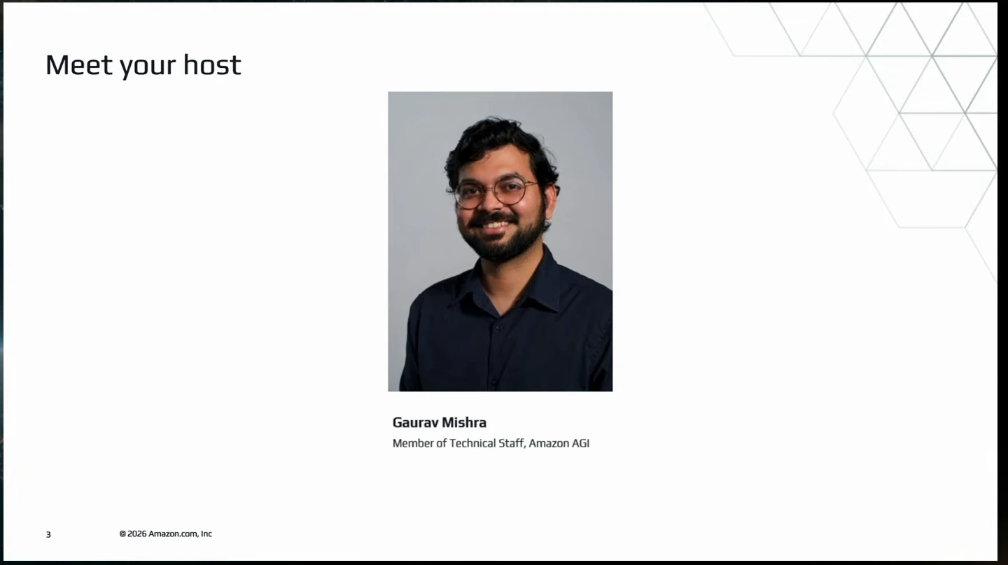 Portrait of Gaurav Mishra, Member of Technical Staff at Amazon AGI.