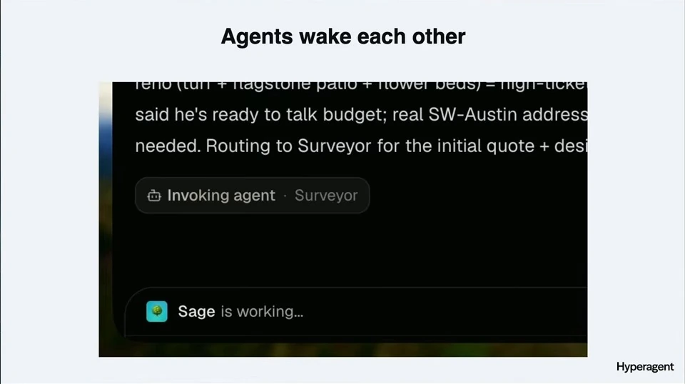 Sage invokes the Surveyor agent.