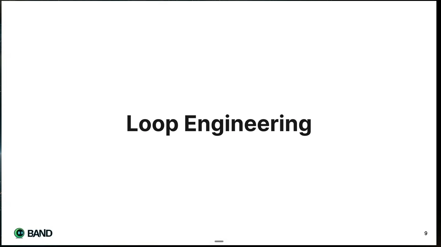 Title slide reading Loop Engineering.