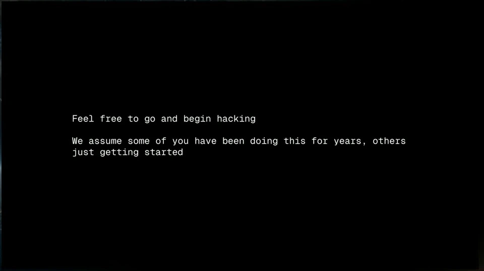 Participants are invited to begin hacking, regardless of experience level.