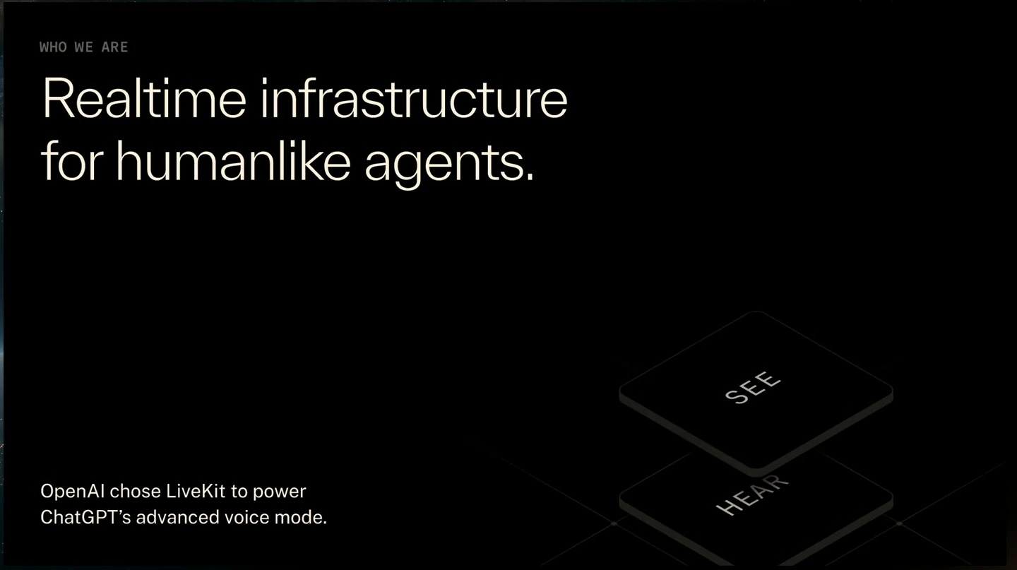 LiveKit describes its realtime infrastructure for humanlike agents and says OpenAI chose it to power ChatGPT’s advanced voice mode.