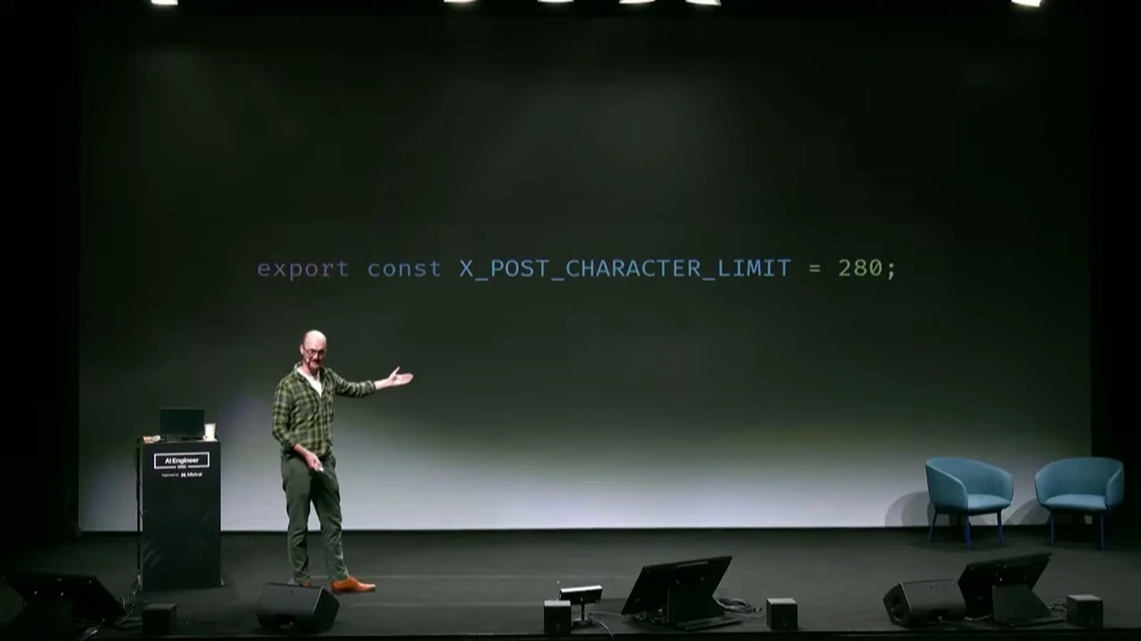Code exports a post character limit of 280.
