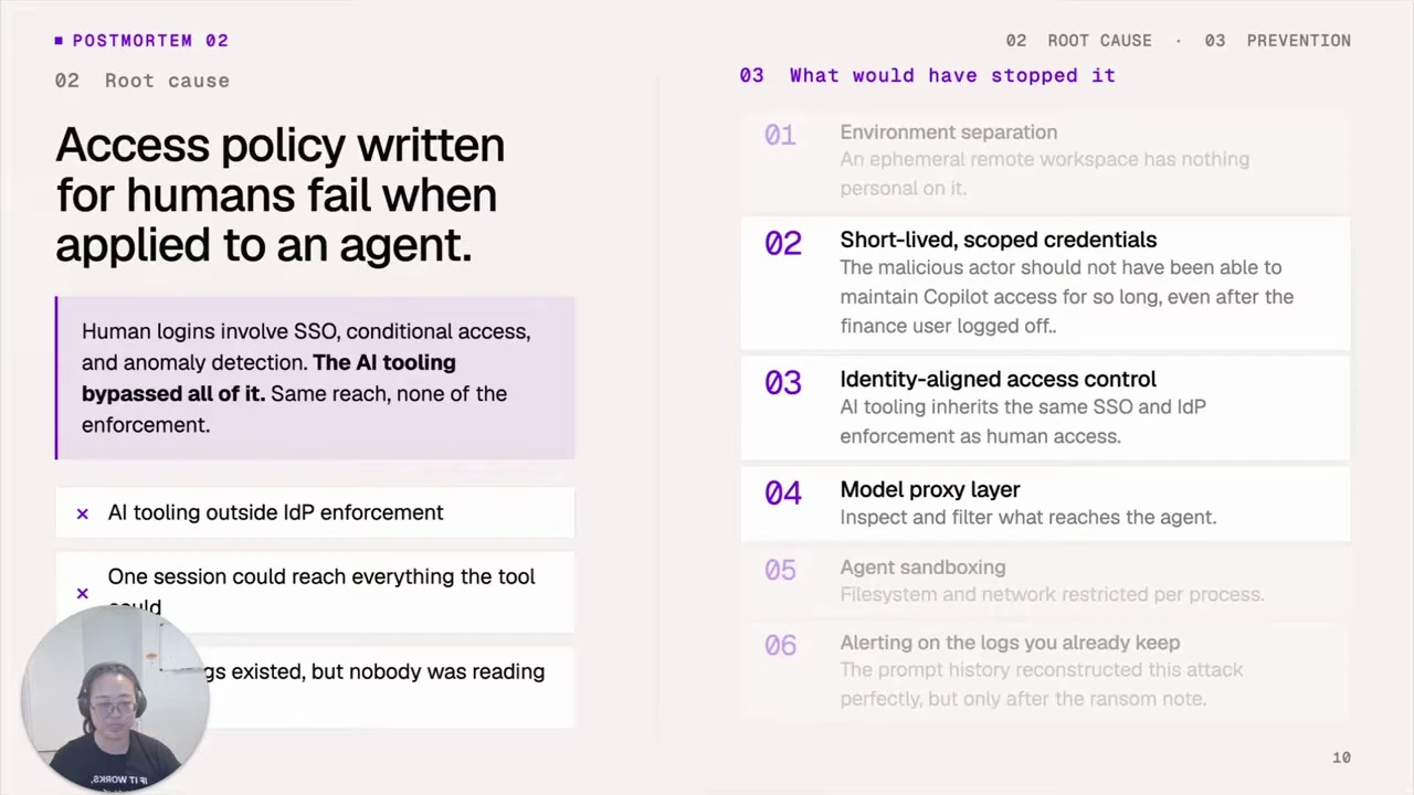 Policies must follow the agent — recorded presentation