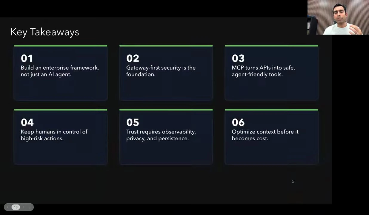 Six production takeaways — recorded presentation