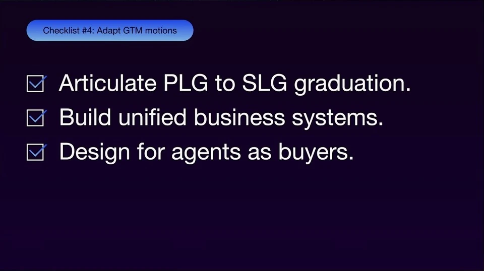 Checklist: adapt go-to-market motions — recorded presentation