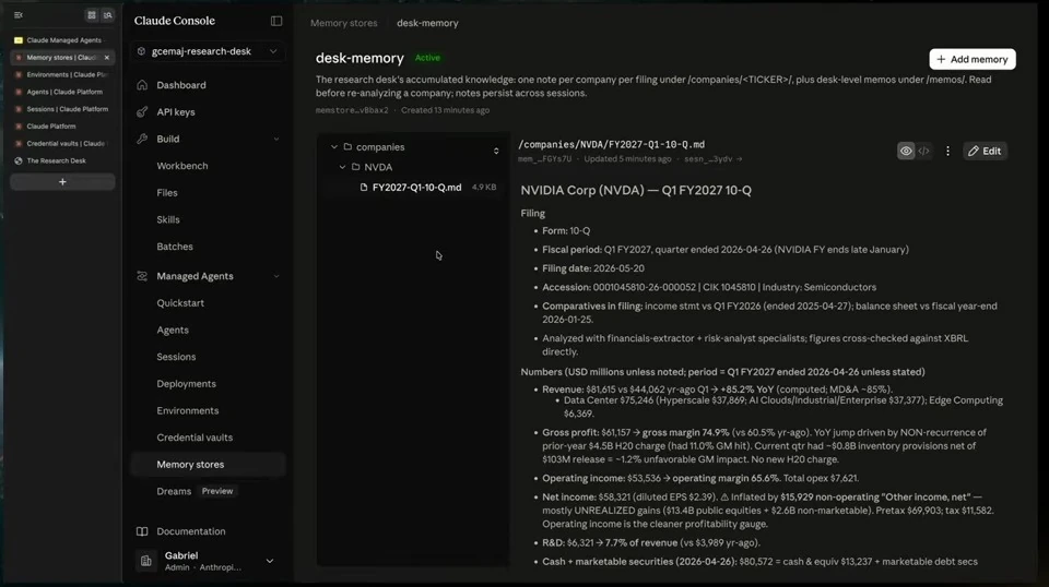Inspect shared memory files — recorded presentation, build 2