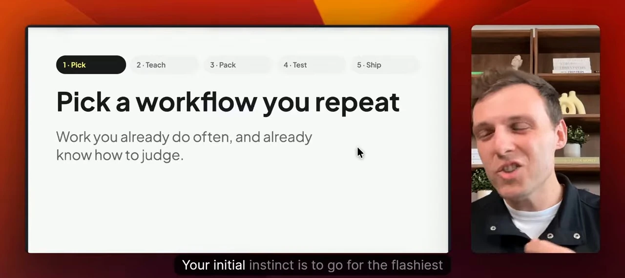 Step 1: Pick work you do often and already know how to judge.