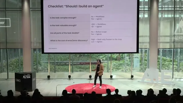 Selected presentation frame from How We Build Effective Agents: Barry Zhang, Anthropic at 228 seconds