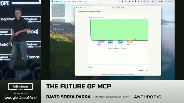 Selected presentation frame from The Future of MCP — David Soria Parra, Anthropic at 29 seconds