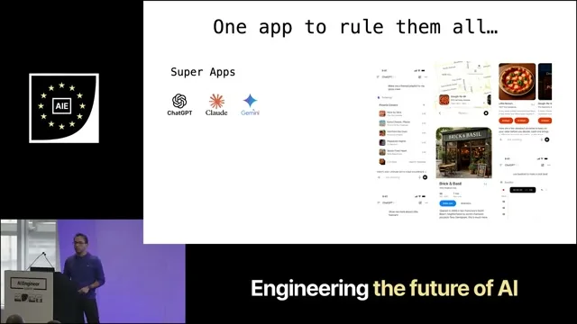 Selected presentation frame from Beyond Components: Designing Generative UI for MCP Apps — Ruben Casas, Postman at 299 seconds