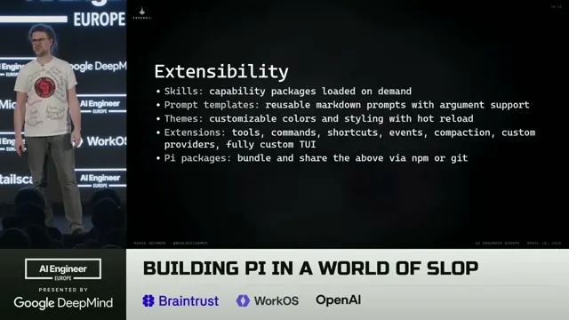 Selected presentation frame from Building pi in a World of Slop — Mario Zechner at 534 seconds