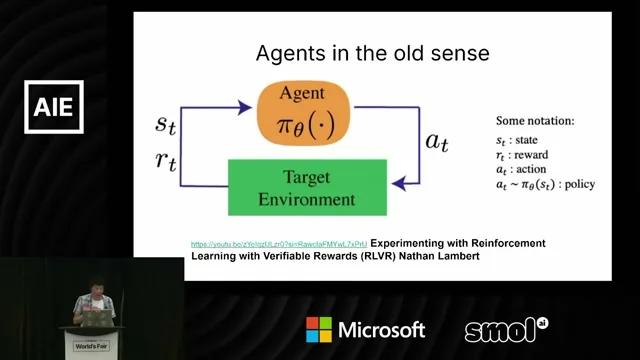 Selected presentation frame from [Full Workshop] Reinforcement Learning, Kernels, Reasoning, Quantization & Agents — Daniel Han at 1060 seconds